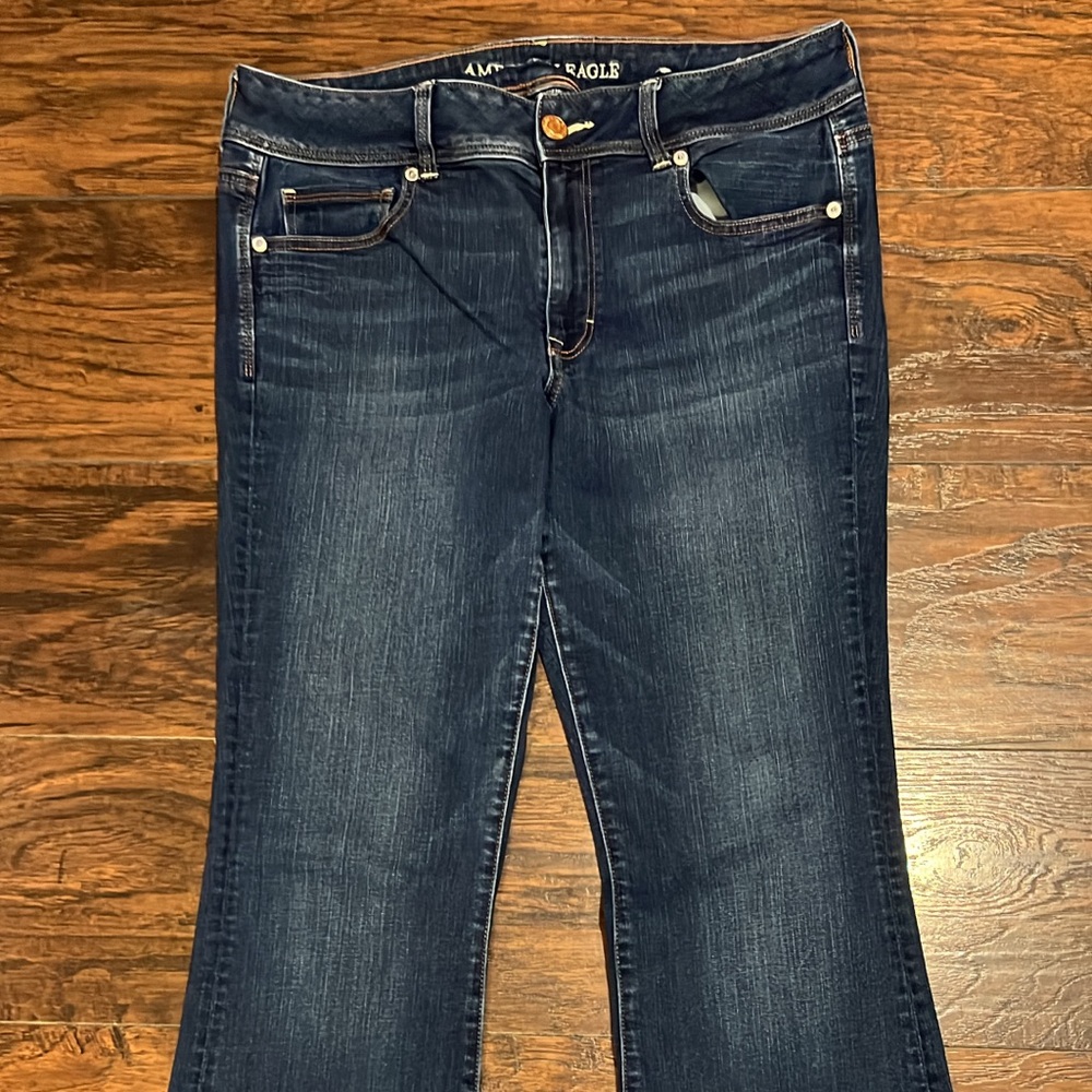 14 long kick boot jeans American eagle
